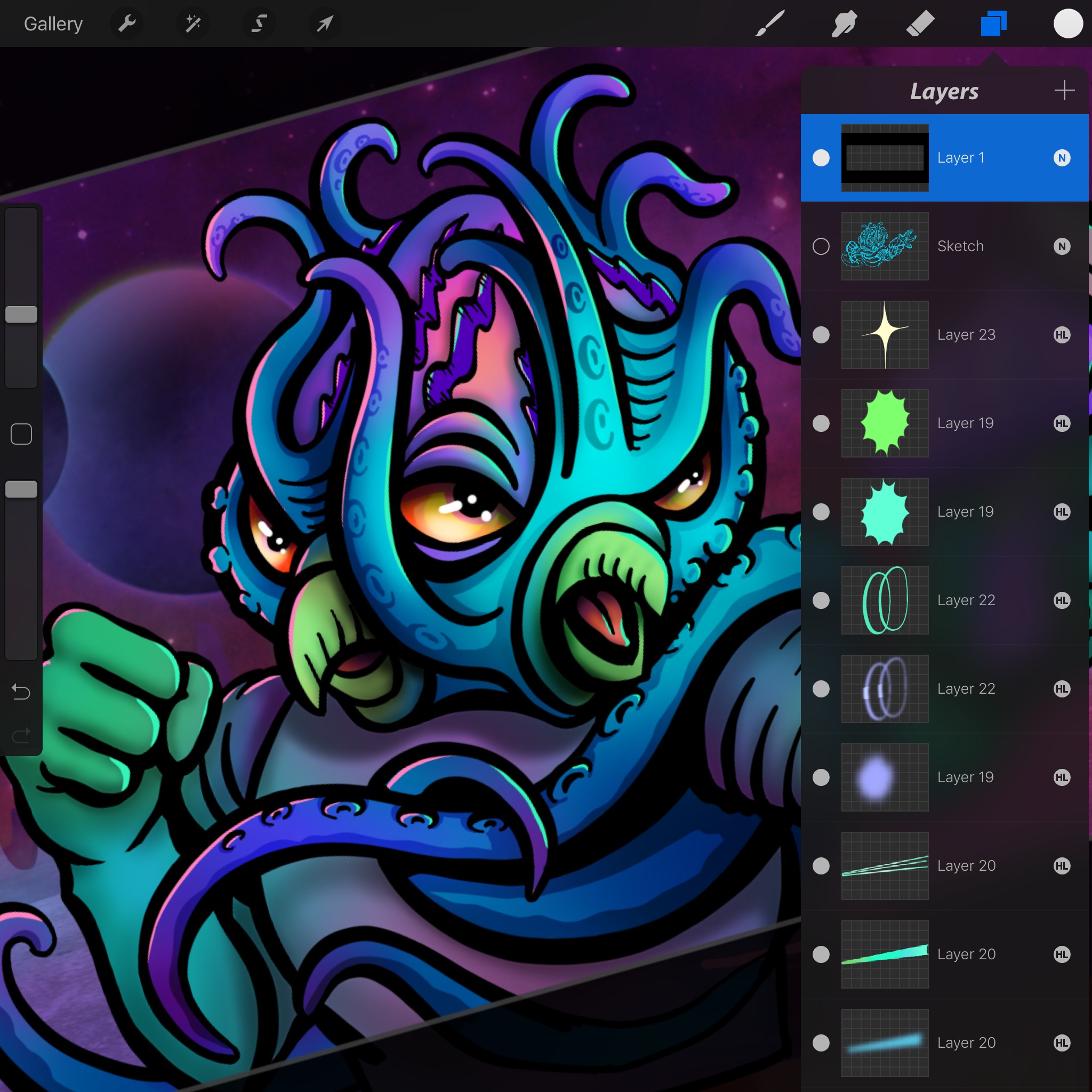 Прокриэйт. Графический редактор Procreate. Procreate галерея. Палитры для иллюстраций Procreate.