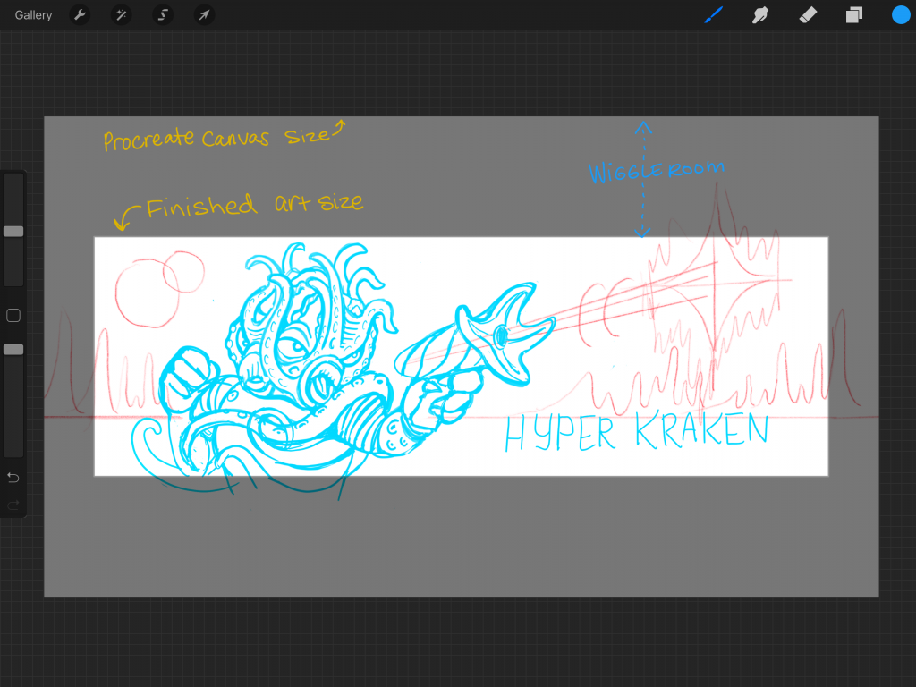 Concept Sketch in Procreate